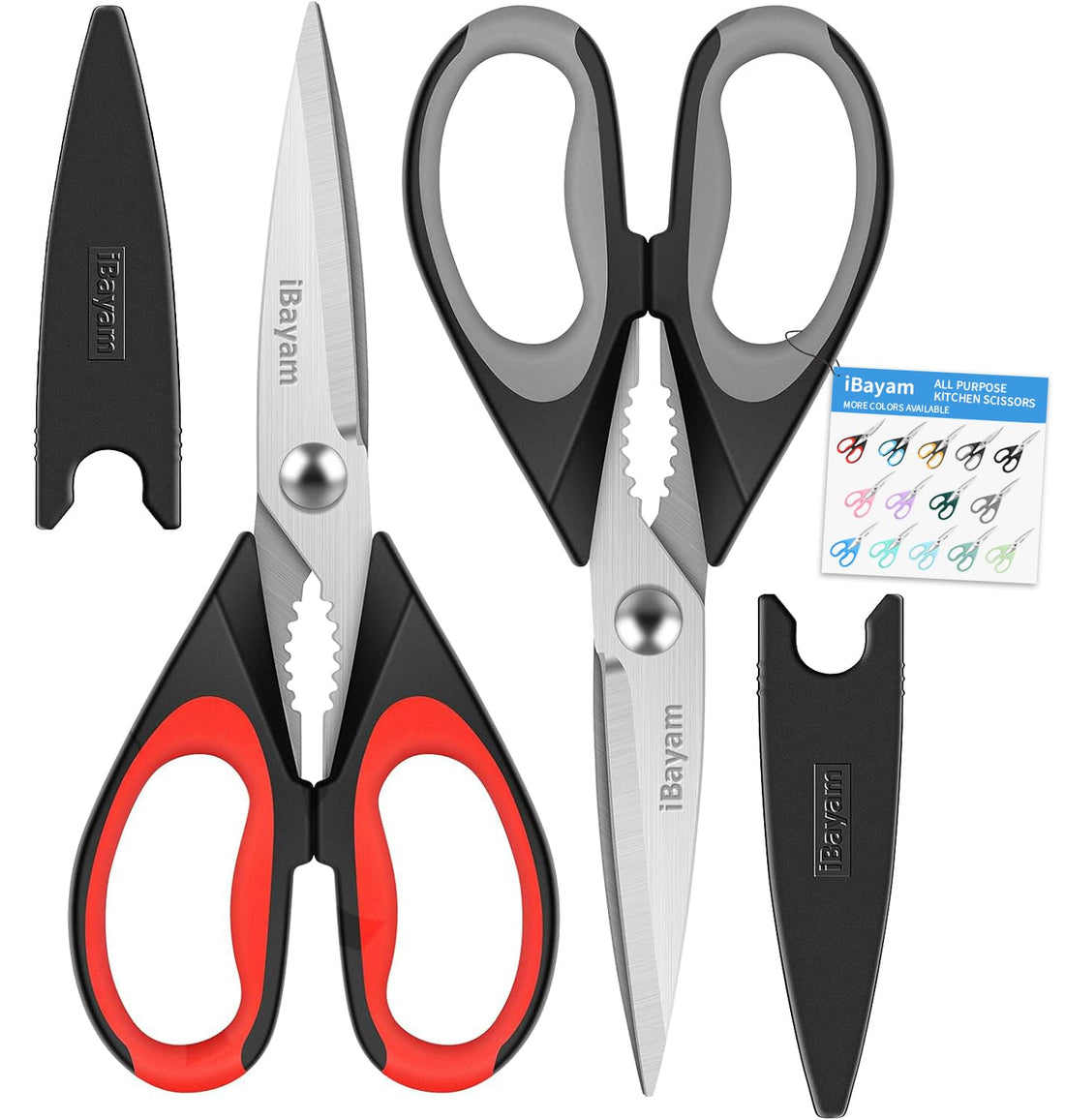 Kitchen Shears, iBayam Kitchen Scissors All Purpose Heavy Duty