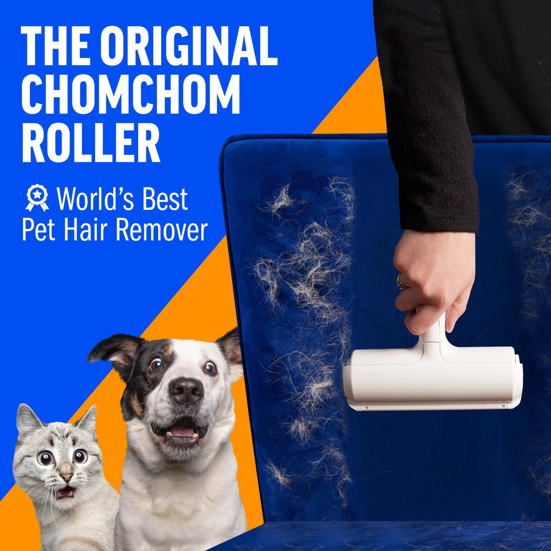 Chom Chom Roller Pet Hair Remover and Reusable Lint Roller